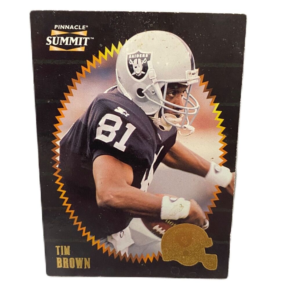 1996 Pinnacle Summit Card #79 Tim Brown Oakland Raiders